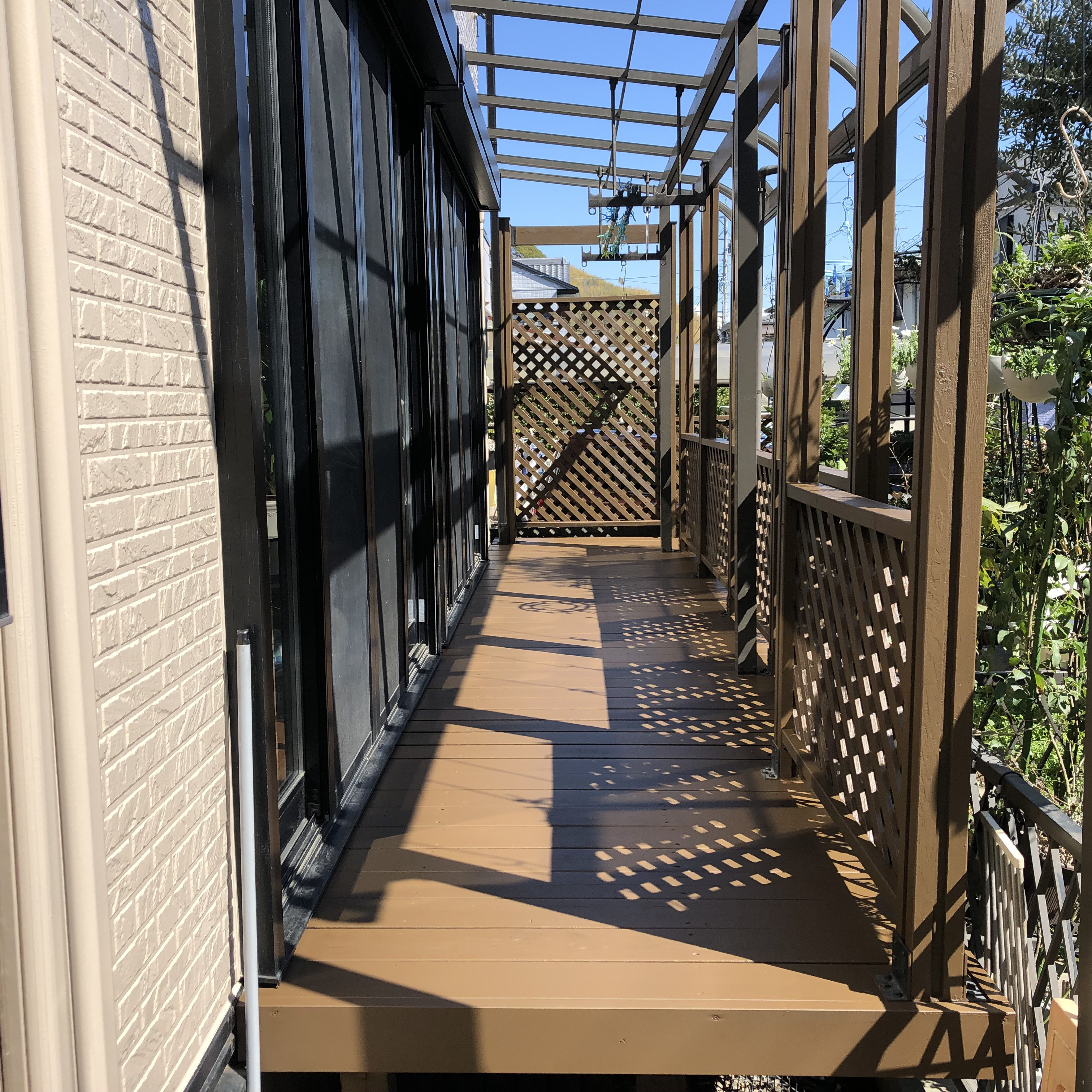 ウッドデッキ施工後